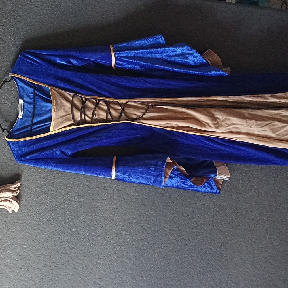 Women's Blue Medieval Dress